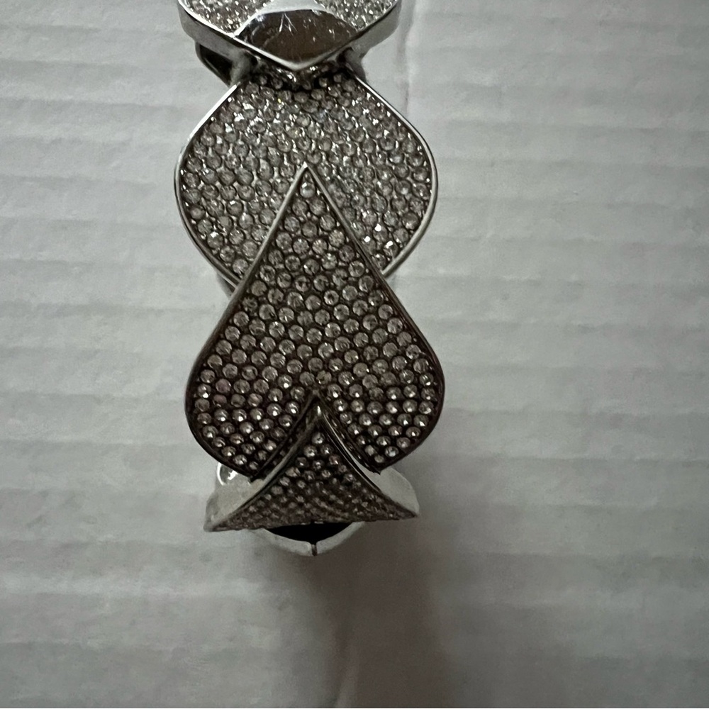 Silver Rhinestone Bracelet - Picture 3 of 5